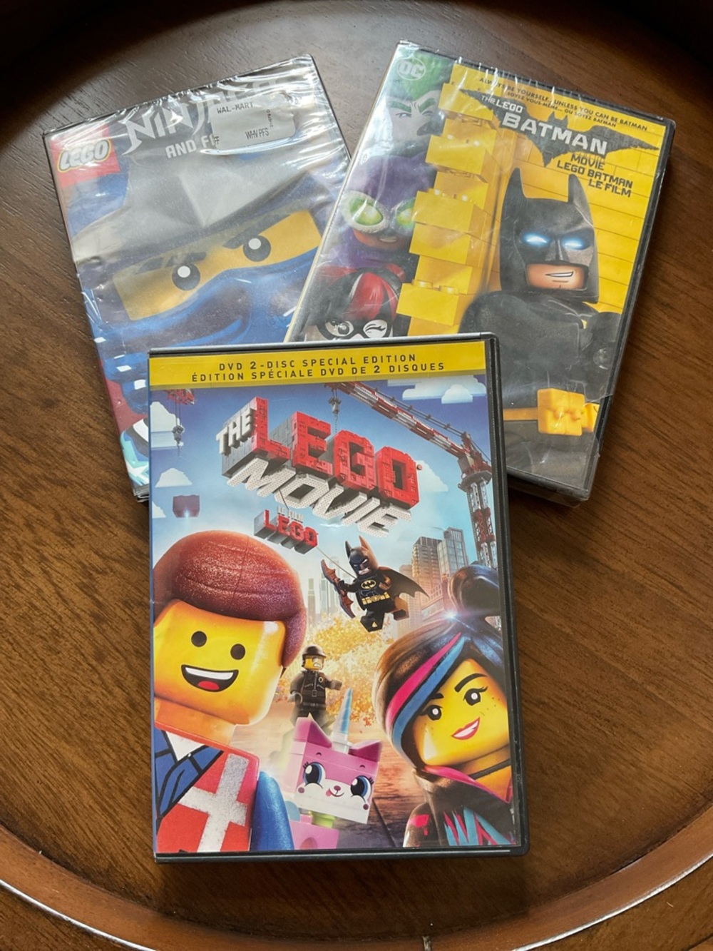 3 Lego movies-2 never opened